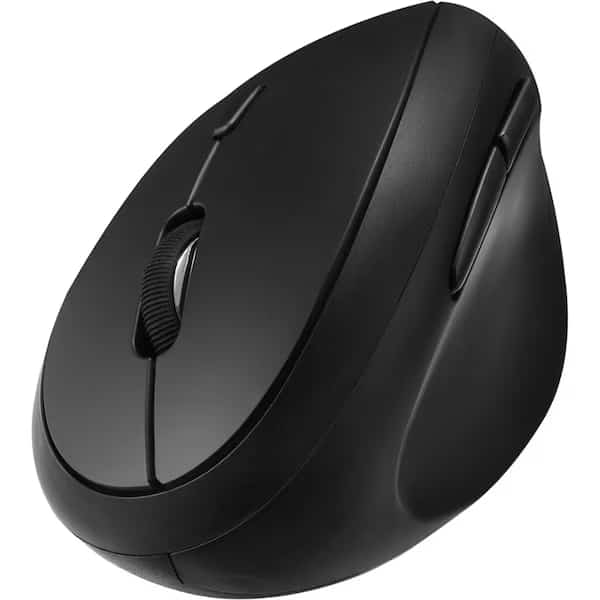 Adesso 2.4Ghz Wireless Vertical Ergonomic Mini Mouse, Adjustable 3