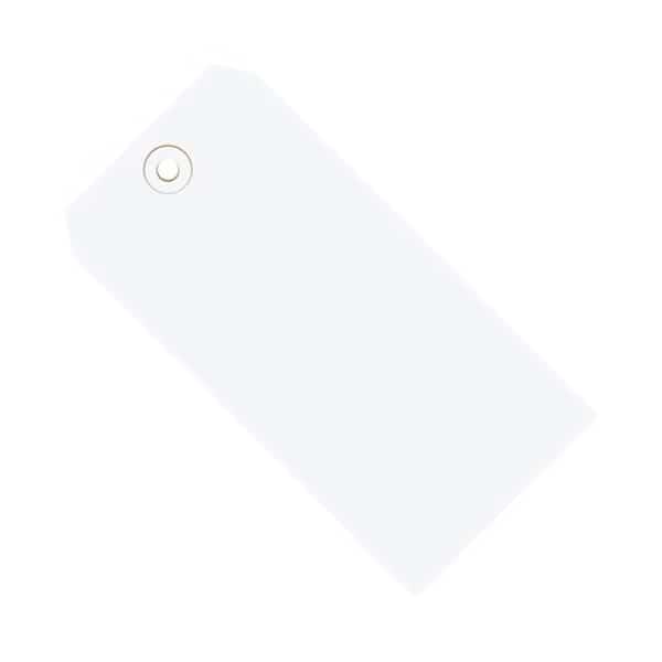 Shipping Tags, 13 Pt., 6 1/4" x 3 1/8", White, PK1000