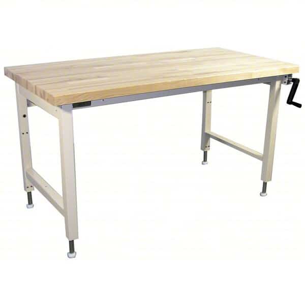 Workstation, Ergo, Solid Maple, Lt Beige