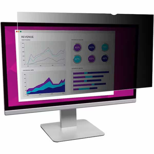 High Clarity Privacy Filter for 27 in Monitors 169 HC270W9B Black, Glossy, Black