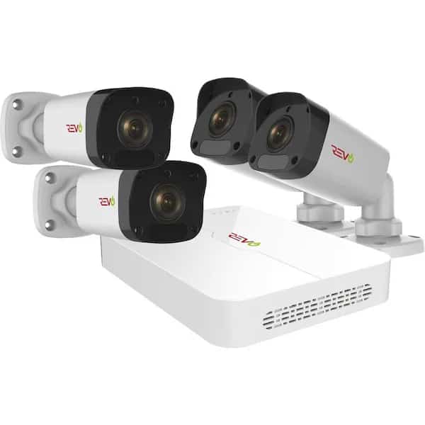 Ultra HD 4 Channel 1TB NVR Surveillance System with 4 x 2 Megapixel Cameras