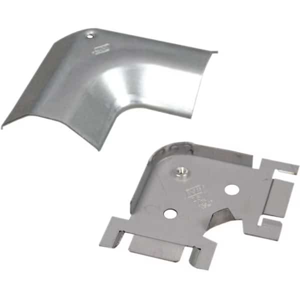 Flat Elbow, 90 deg., Gray, Steel, Elbows, LEGRAND, Mfr# 2611