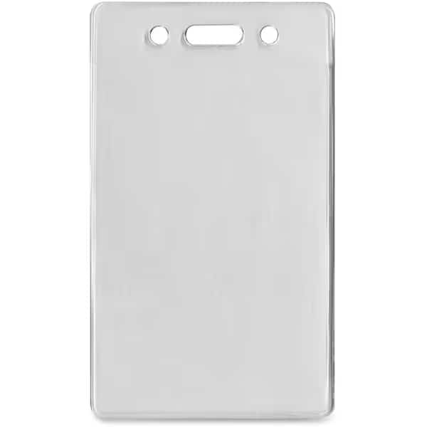 Advantus Proximity ID Badge Holder, Vertical, 2-3/8" x 3-3/8", Clear, 50/Pack