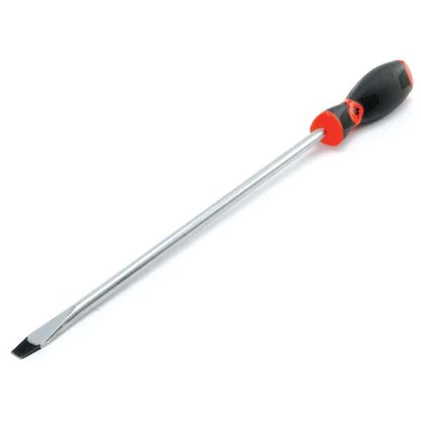Screwdriver Slotted; 3/8 In; 12 In Length; Chrome Vanadium Steel; With Magnetic Tip