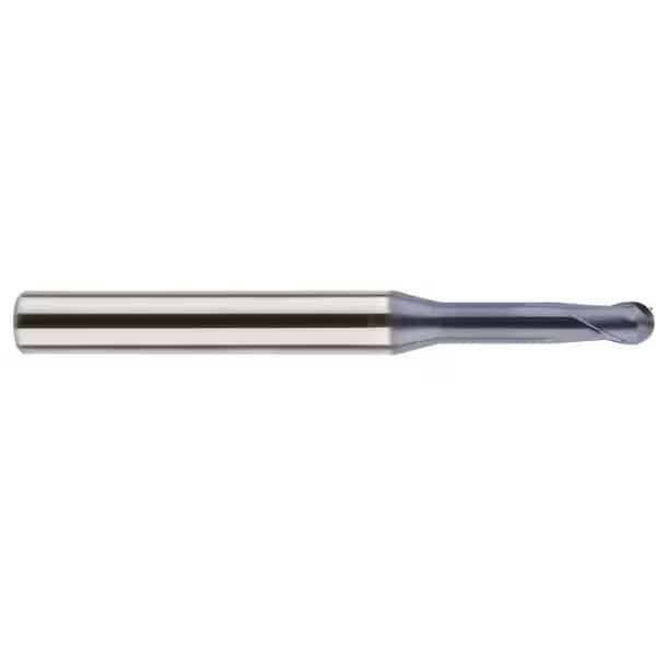 4G Mill 2 Flute 30 Degree Helix Ball With Neck End Mill
