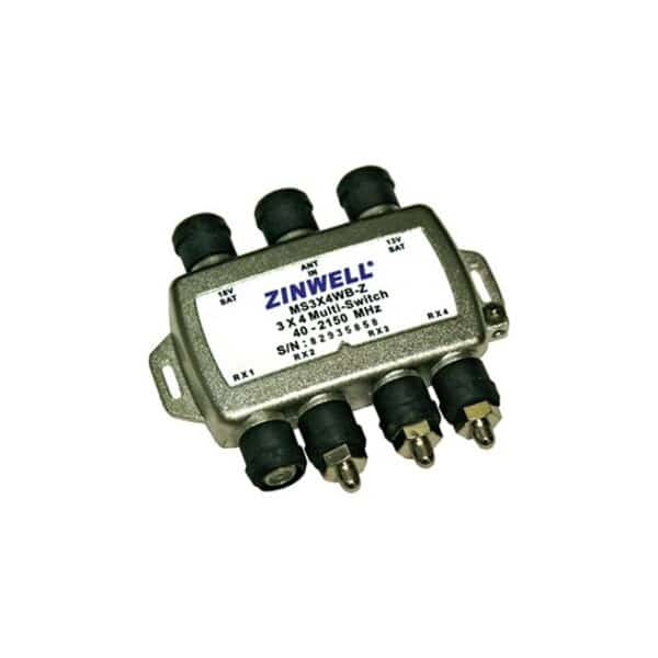 Directv MS3X4WB 3 x 4 in. Multiswitch with Weather Boots