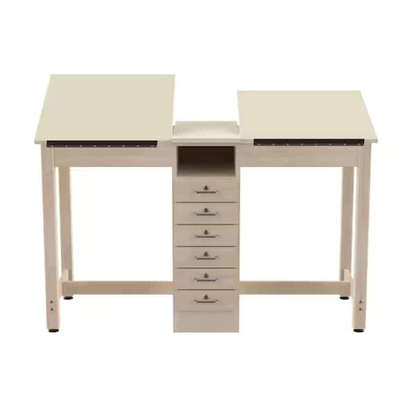 Drafting Table,14"x19-3/4"x2",Cntr Drwr, Mfr#: DT-2SA30, DIVERSIFIED SPACES