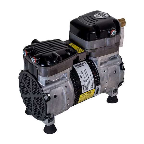 Vacuum Pump, 1 1/4 in Inlet, 115-120V, GAST, Mfr# 87R647-VS101-N470X