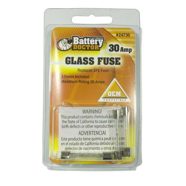 Glass Fuse, SFE Series, 7.50A