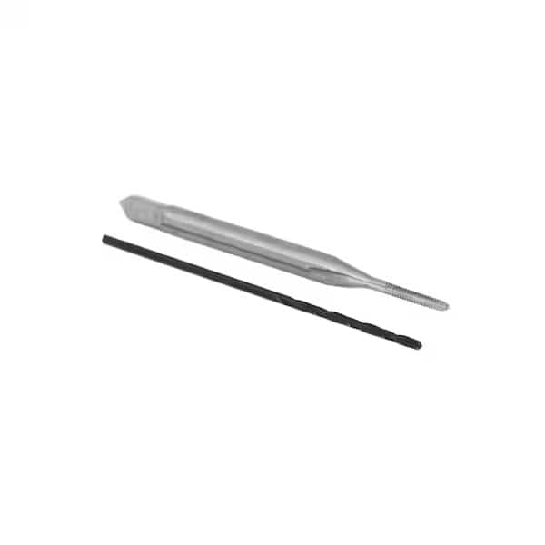 m1.4 x .3 HSS Plug Tap and 1.10mm HSS Drill Bit Kit