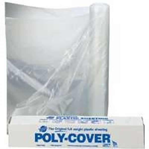 Warp's 1.5X84-C Waterproof Poly Film, 200 ft L, 8.3 ft W, 1-1/2 mil Thick, Clear