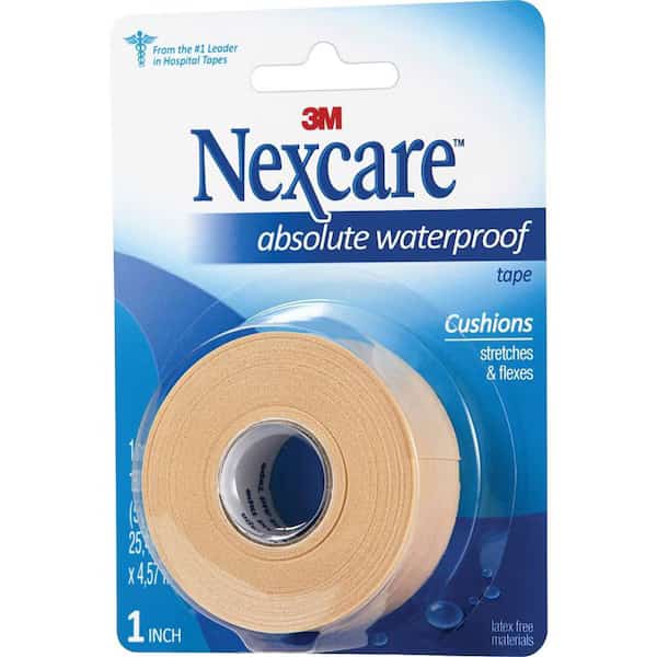 Absolute Waterproof First Aid Tape, Foam, 1 x 180
