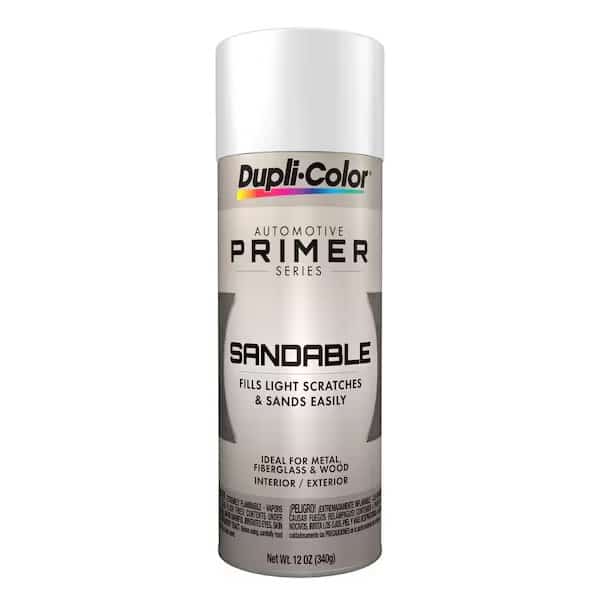 Paint Primer Base Coat/ Sandable Primer; White Primer; 12 Ounce Aerosol Can; Single