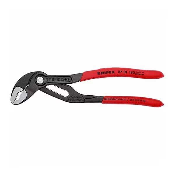 3-Piece Cobra Plastic Grip Water Pump Plier Set Dipped Handle