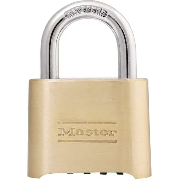 Master Lock No. 175D Set-Your-Own Brass Combination Padlock - 2"W