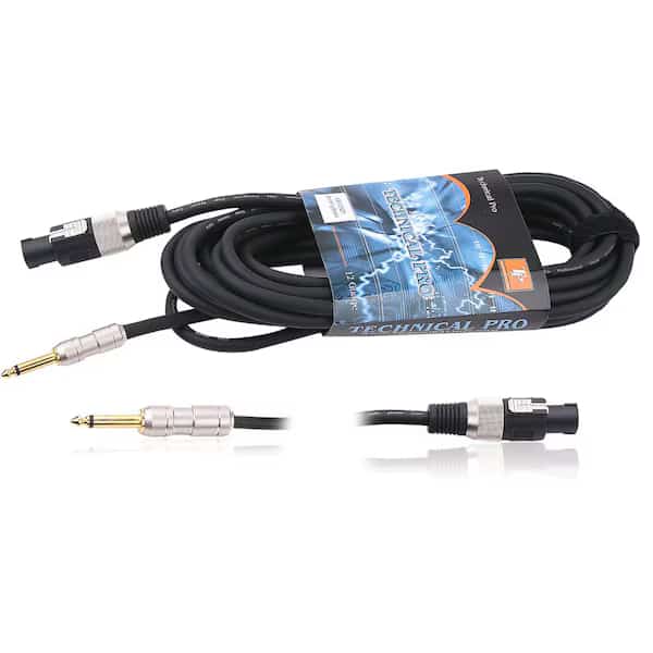 Technical Pro cqs1650 .25 in. to Speakon Speaker Cables
