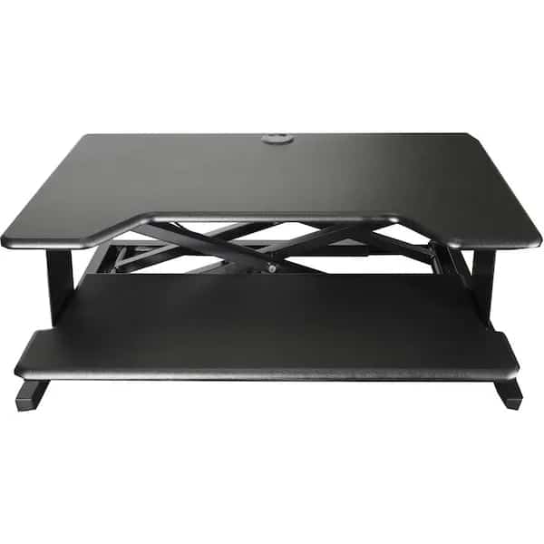 Desktop Riser Workstation Sit to Stand, Black