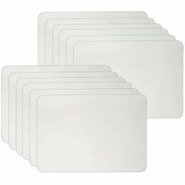 Dry Erase Lap Board, Plain 1-Sided, 9" x 12", PK12, Charles Leonard, Mfr#: 35100