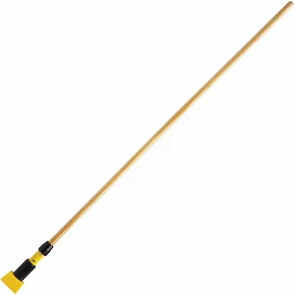 Gripper Wet Mop 60 Wood Handle, Yellow