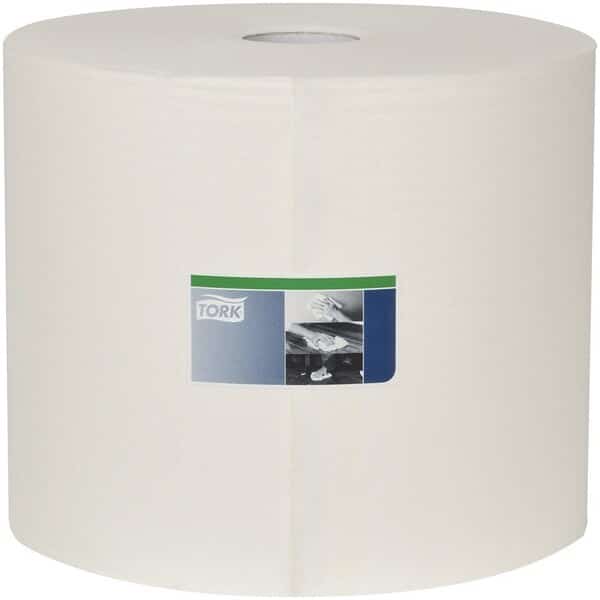 Heavy-Duty Cleaning Cloth, 1-Ply, 12.6 in. x 912.2 ft, White