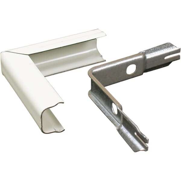 External Elbow Raceway, 500 Series, 1 Channel, 3/4 in W, 0.53 in H, 2-3/4 in L, Ivory