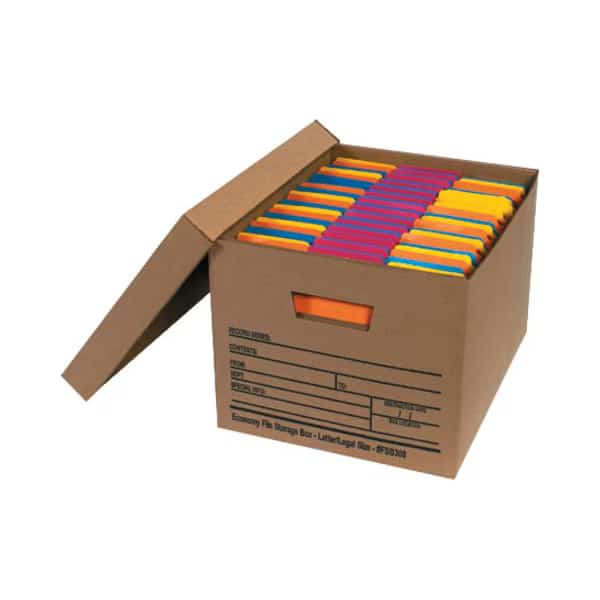File Box, Kraft, 12 PK