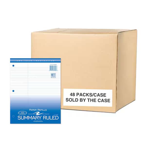 Filler Paper Law Ruled,100Sht,PK48 , Mfr#: 83908