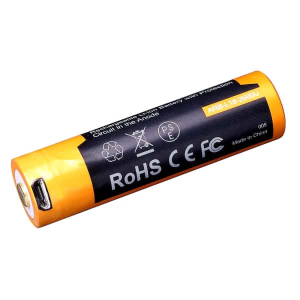 USB, 2600mAh, 18650, Triple Protection