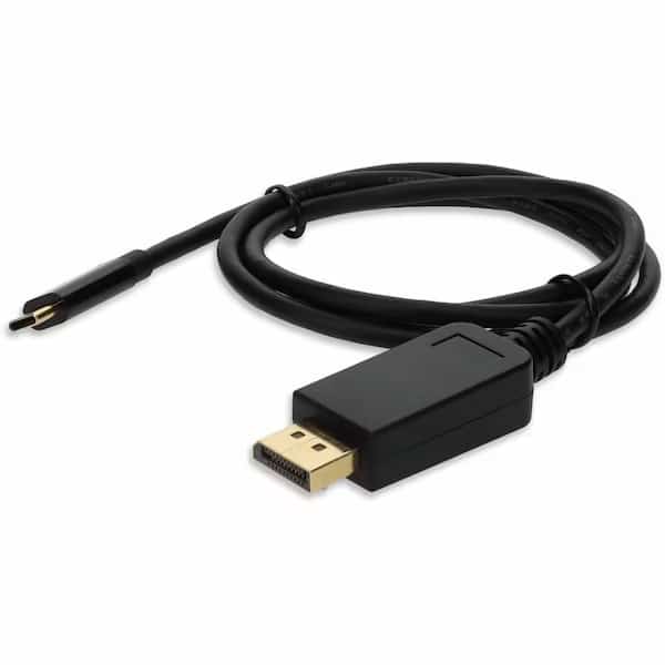 3FT USB 3.1 C MALE TO DISPLAYPORT MALE BLACK CABLE