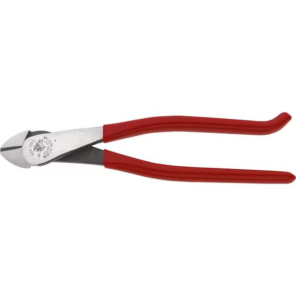 9 1/4 in High Leverage Diagonal Cutting Plier Standard Cut Oval Nose Uninsulated, Klein Tools, Mfr#: D248-9ST