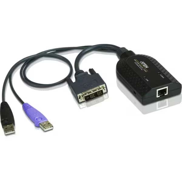 Dvi Usb Vm Kvm Adapter W/ Card Reader