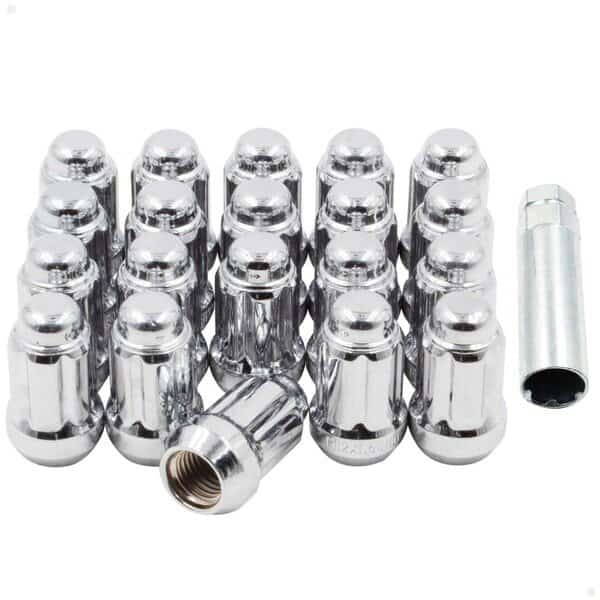 WHEEL INSTALLATION KIT 5 Lug Kit 12 Millimeter x 15 Thread Size 60 Degree Conical Spline Drive