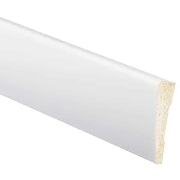 327 Ranch Case Moulding, 7 ft L, 214 in W, Polystyrene, Crystal White