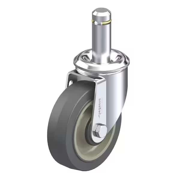 Cstr, Swivl Stem, Gray Surelastic, 325 lb.