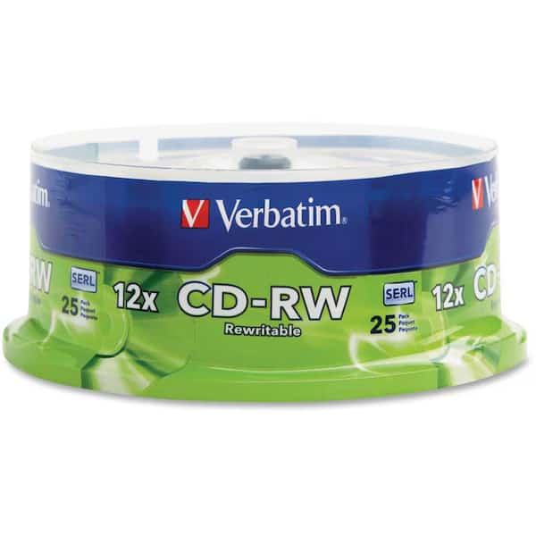 25Pk Cd-Rw 80Min 700Mb 4X-12X Hi Speed