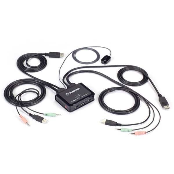 2Pt 4K60 Dp Cab Kvm Switch