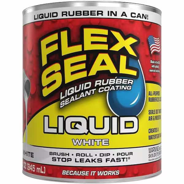 Leak Sealer 32 oz, Can, White, Liquid