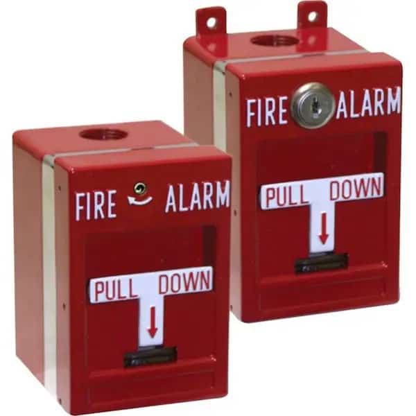weatherproof pull station sgl action key