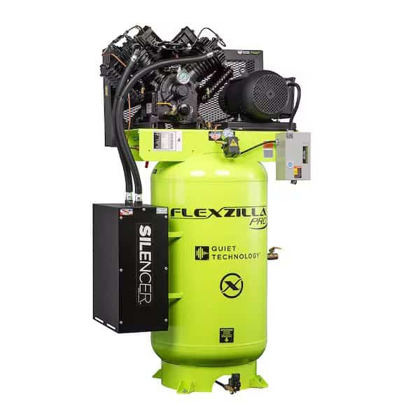 w/Silencer, Station, 5HP, 80Gal,