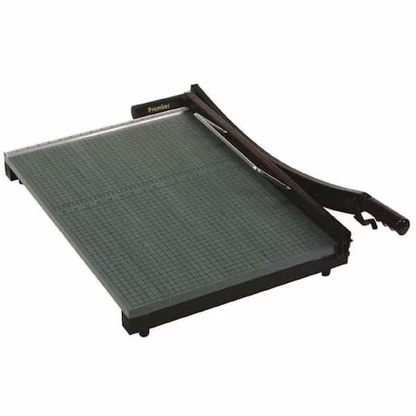 Premier Martin Yale 715 StakCut 30-Sheet Paper Trimmer  Wood Base  17-1/2 x 12-7/8
