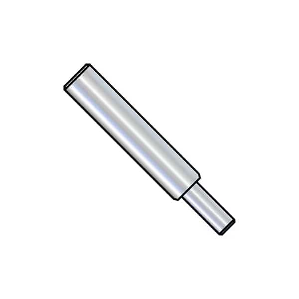 Short Drop-In Anchor, 3/8" Dia, Steel Zinc Plated