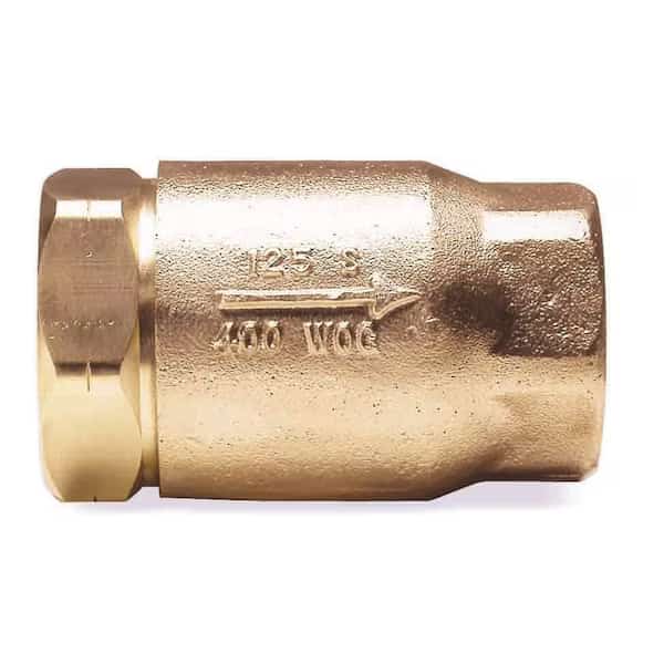 2-1/2" FNPT Bronze Ball Cone Spring Check Valve