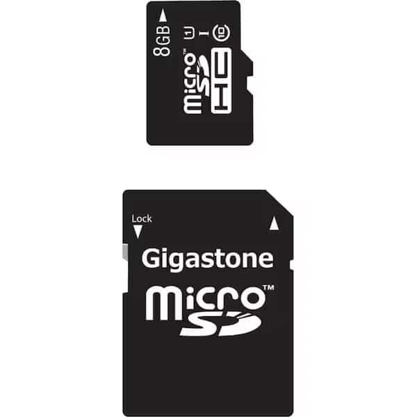 Class 10 8GB UHS-1 microSDHC Card and SD Adapter