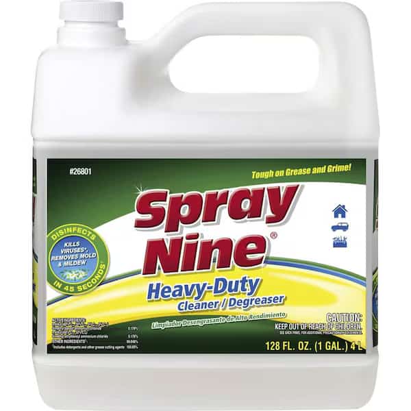 Cleaner and Disinfectant, 1 gal. Jug, citrus, Clear, 4 PK