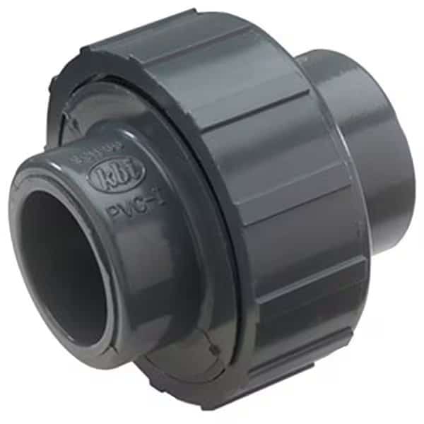 U1000S Pipe Union, 1 in, Slip Joint, Gray, SCH 80 Schedule, 150 psi Pressure