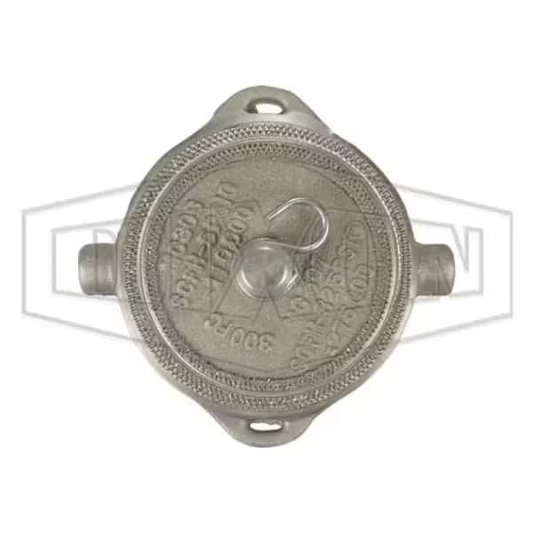 Fusible Pipe Cap, 3 in Nominal, FNPSM, Aluminum