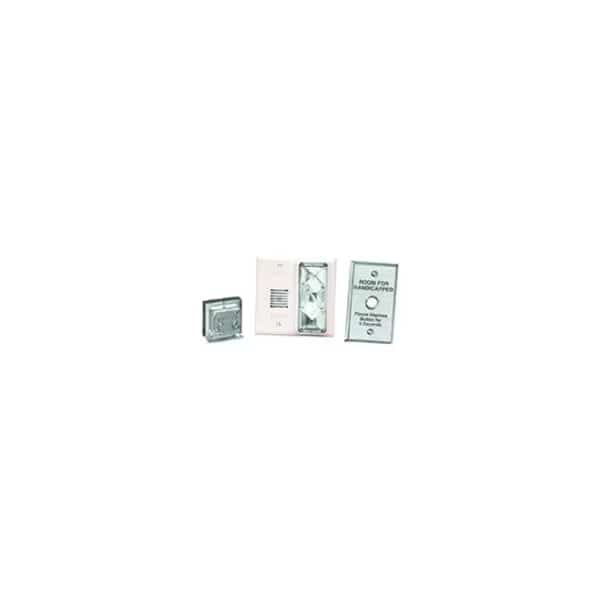 Hotel Room Annunciator Kit, 24V AC, Includes Push Button Switch, 4 13/16 W x 5 13/16 L