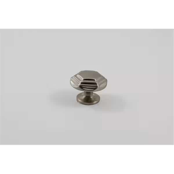 Mushroom Cabinet Knob- Satin Nickel, Residential Essentials, Mfr#: 10322SN