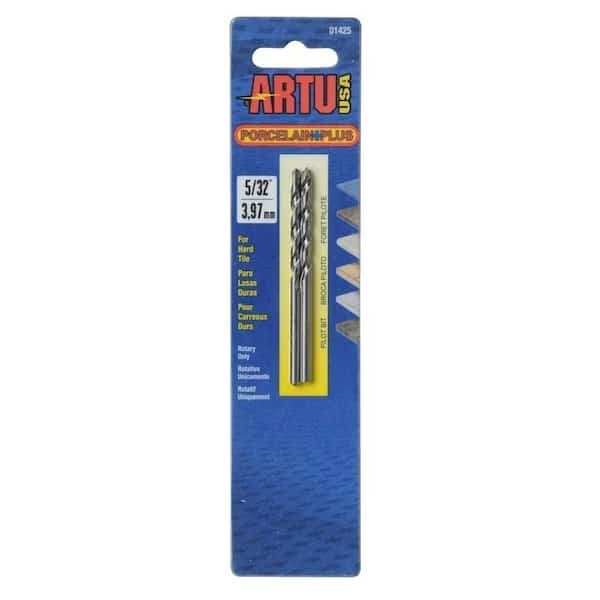 0 Drill Bit, 532 in Dia, 318 in OAL, Flat Flute, 2Flute, 532 in Dia Shank, Straight Shank