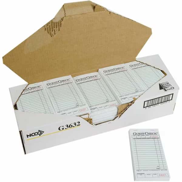 Line Guest Check Board 1 Pt 15, PK2500